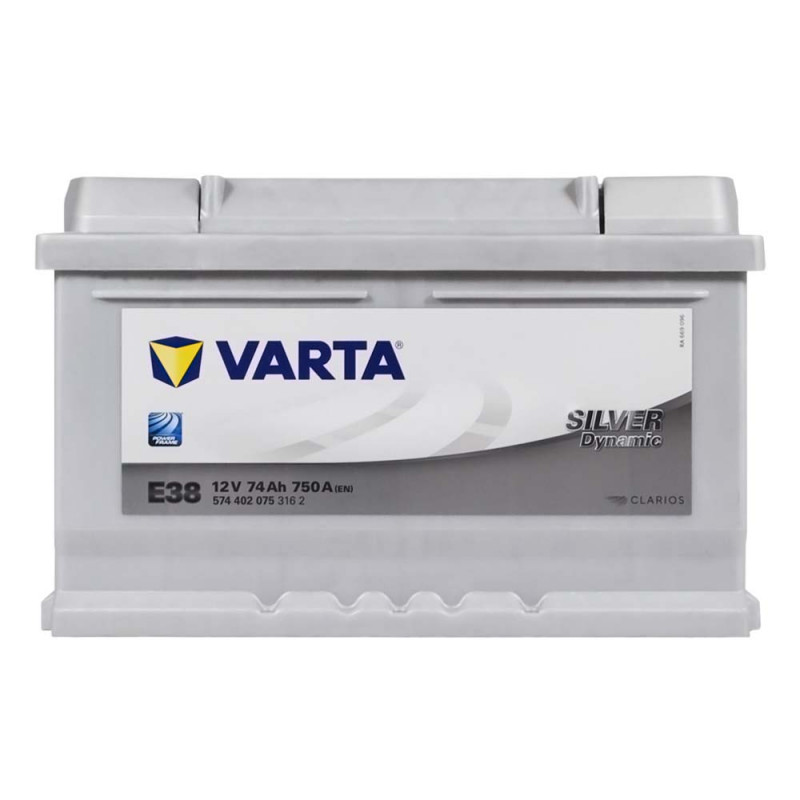 VARTA Silver Dynamic (E38) 74Ah 750А R+ (LB3) (h=175)