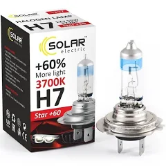 Лампа H 7 12V 55W "SOLAR" +60% (1237)