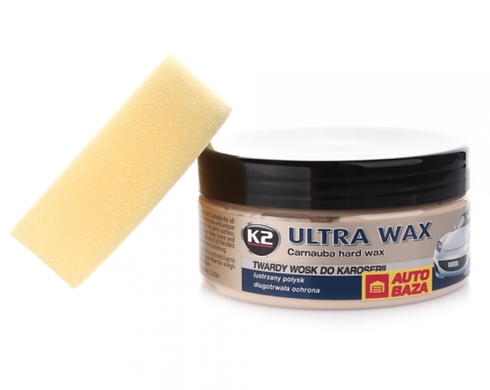 К 2  Поліроль для кузова, воскова з губкою "ULTRA WAX"  250мл