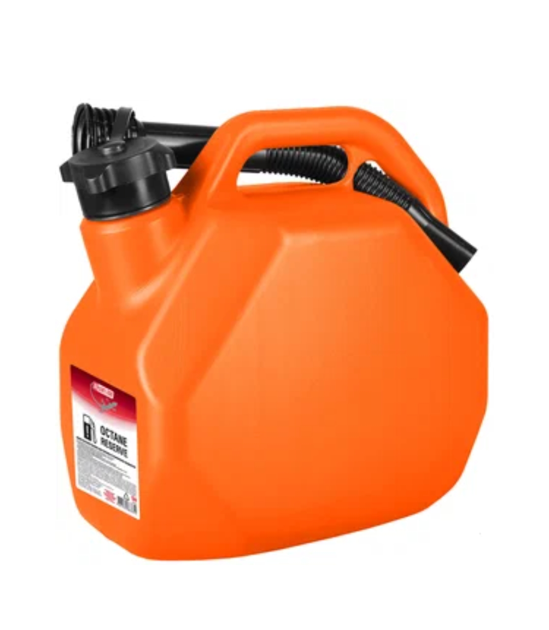 Каністра 5л 3ton OCTANE RESERVE оранжева для пального (посилена) з кришкою та лійкою