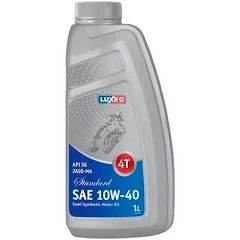 Олива моторна LUXE Стандарт н/синт.10W40 SG JASO-MA 4T чотирьохтакт. 1л Олива моторна LUXE Стандарт н/синт.10W40 SG JASO-MA 4T чотирьохтакт. 1л
