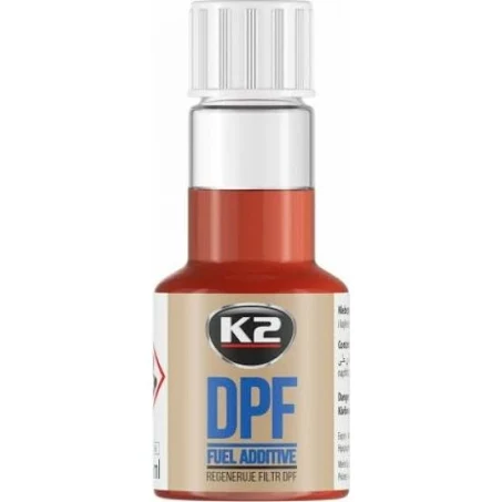 Очисник сажового фільтра  K2  "DPF Fuel Additive" (на 40-60л ДП),  50мл