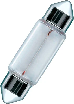 Лампа 12V  C5W 11*31mm "GE"/"TUNGSRAM" (7575.10K)