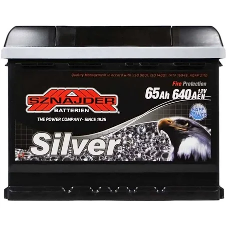 Автомобільний акумулятор SZNAJDER Silver  65Ah 640A R+ (L2) (565 83)