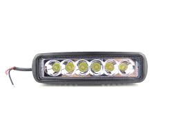 Фара світлодіодна універ. 6-LED дальня (16см*4,5см) (K1918S)