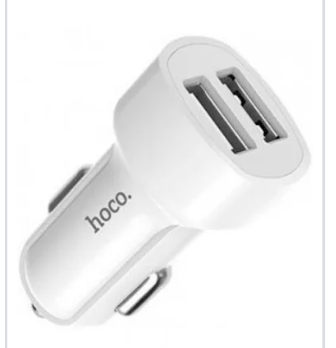 АЗУ "HOCO" (Z27) 2USB 2.4A (2841) White