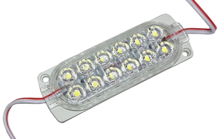 Модуль светодиодный  12V 12SMD белый 2835
