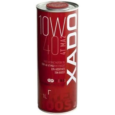 Олива моторна XADO Atomic Oil 10W-40 4T MA2 Red Boost (бляшанка 1 л) XA26132 Олива моторна XADO Atomic Oil 10W-40 4T MA2 Red Boost (бляшанка 1 л) XA26132