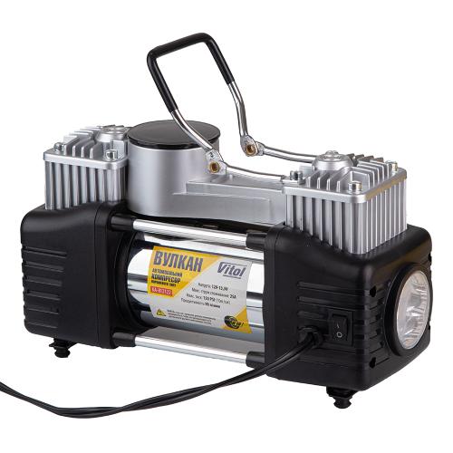 Автомобільний  VITOL  КА-В12122 «Вулкан»  150psi/25Amp/90л/клеми/шланг 7,5м з дефлятором/л