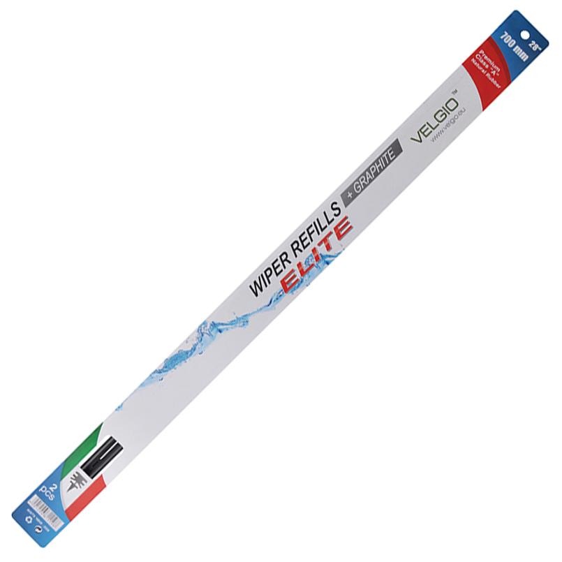 Резинка склоочисника "VELGIO" Elit 28/700mm  (MR70-1198/ 89700) з метал.направл.