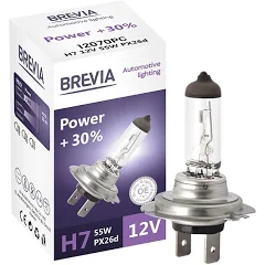 Лампа H 7 12V 55W "BREVIA"  +30%Power (12070PC)
