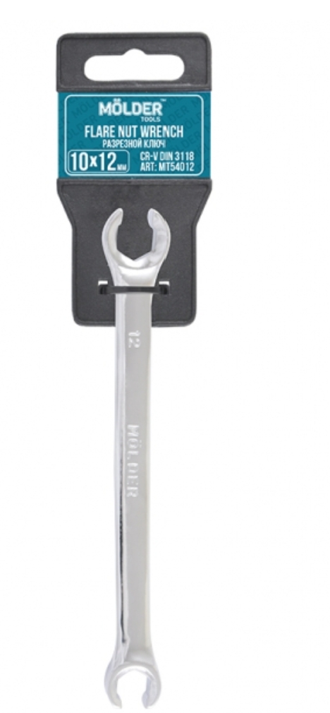 Ключ прокачки гальм розрізний 10-12mm "MOLDER" (MT54012)