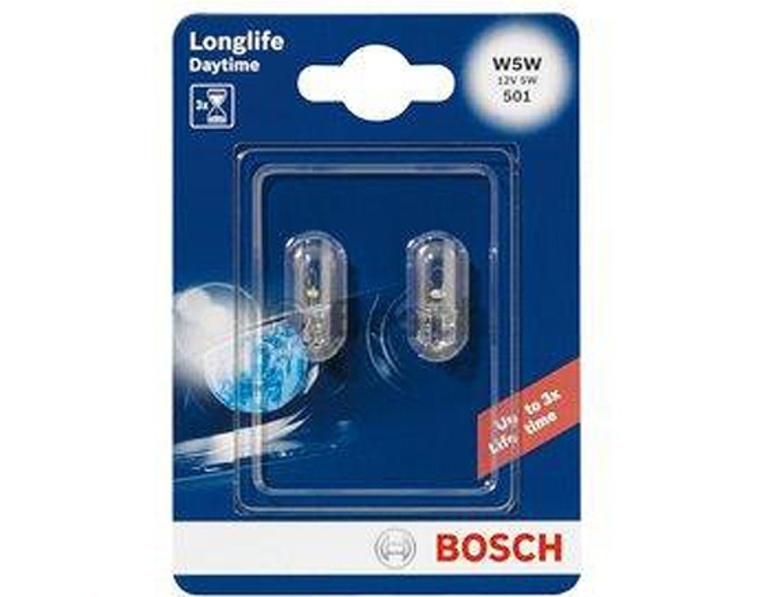 Лампа БЦ 12V  5W "BOSCH" ECO (1987302819)