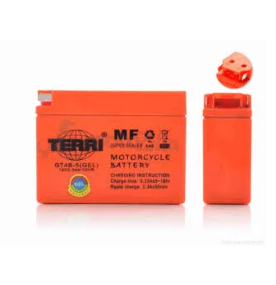 Мото OUTDO   GT4B-5 GEL (12V 2.3A) (Yamaha/Suzuki)-таблетка (оранж) Мото OUTDO   GT4B-5 GEL (12V 2.3A) (Yamaha/Suzuki)-таблетка (оранж)