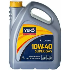 Олива моторна напівсинт. YUKO SUPER GAS 10W-40 API SM/CF (каністра 4л)