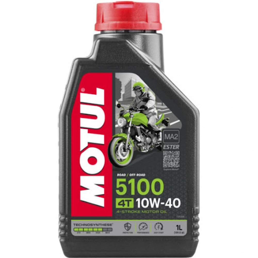 MOTUL мото 4T 10W-40 (5100) Technosynthese, 1л MOTUL мото 4T 10W-40 (5100) Technosynthese, 1л