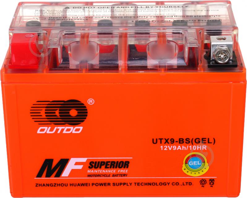 Мото OUTDO  UTX9-BS GEL (12V 9A) Мото OUTDO  UTX9-BS GEL (12V 9A)