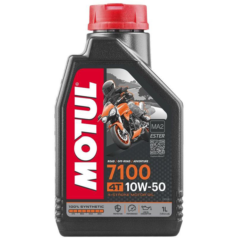 MOTUL мото 4T 10W-50 (7100) Synthetic 100%, 1л MOTUL мото 4T 10W-50 (7100) Synthetic 100%, 1л