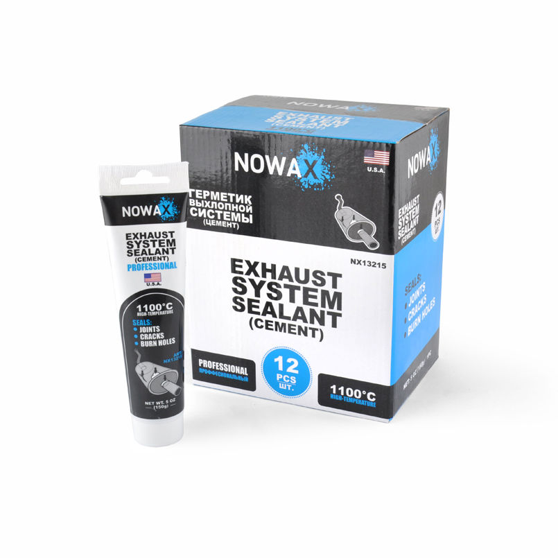 Цемент глушника NOWAX "Exhaust System Sealent 1100°C",  150г